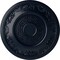 Ekena Millwork Nestor Ceiling Medallion (Fits Canopies up to 5"), Hand-Painted Midnight Dream, 25 7/8"OD x 2 1/4"P CM25NEMDF - alternate 1